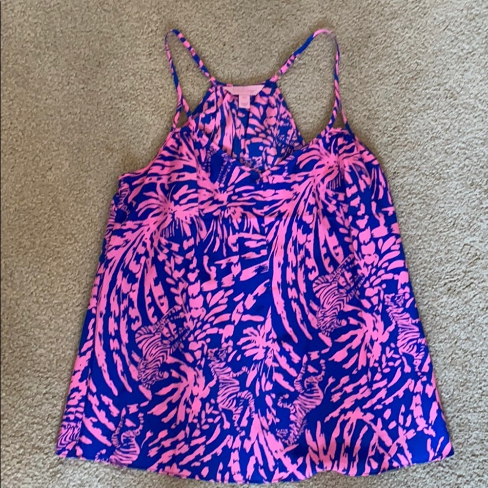 Lilly Pulitzer Rollin in the Grass Zebra Tank